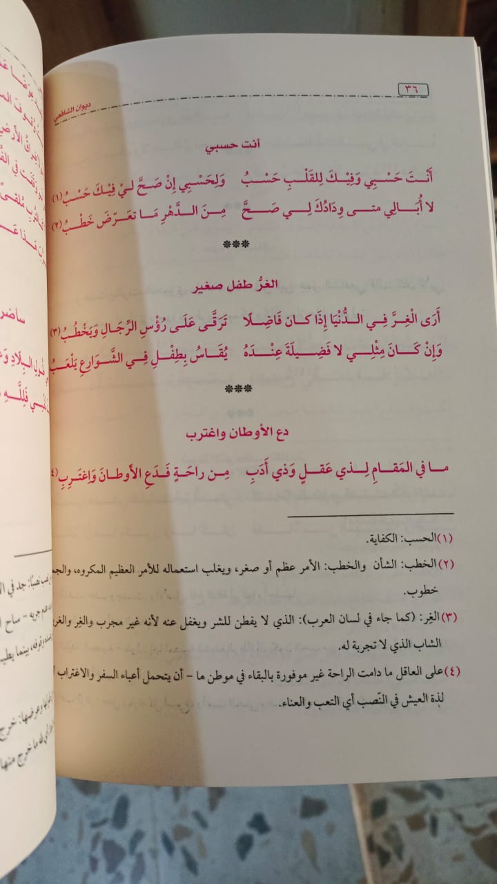 ديوان الشافعي - صورة الغلاف