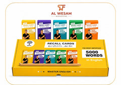 بوكس كروت كلمات كورس أهم 5000 كلمة في اللغة الإنجليزية