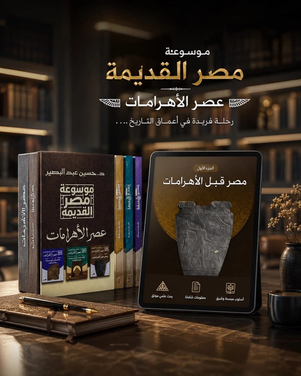 موسوعة الأهرامات د. حسين عبد البصير